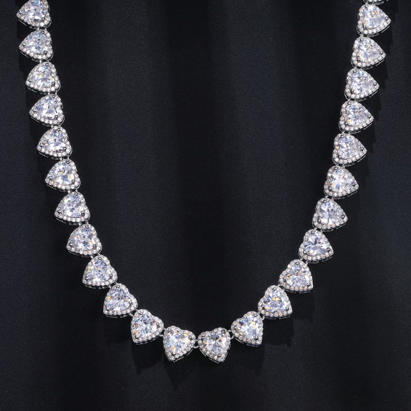 10mm SI Diamond cluster Tennis chain deals choker